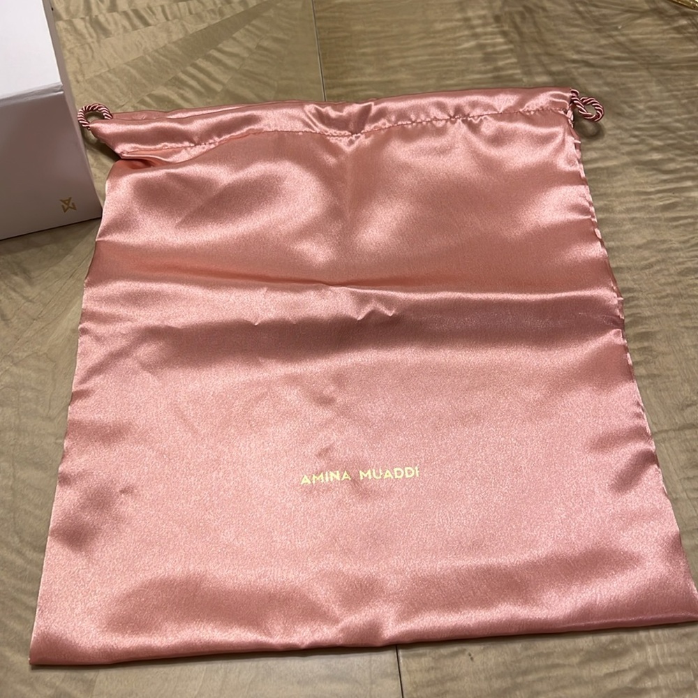 Amina Muaddi Rosie light pink pump size 39.5 excellent condition - Picture 7 of 10